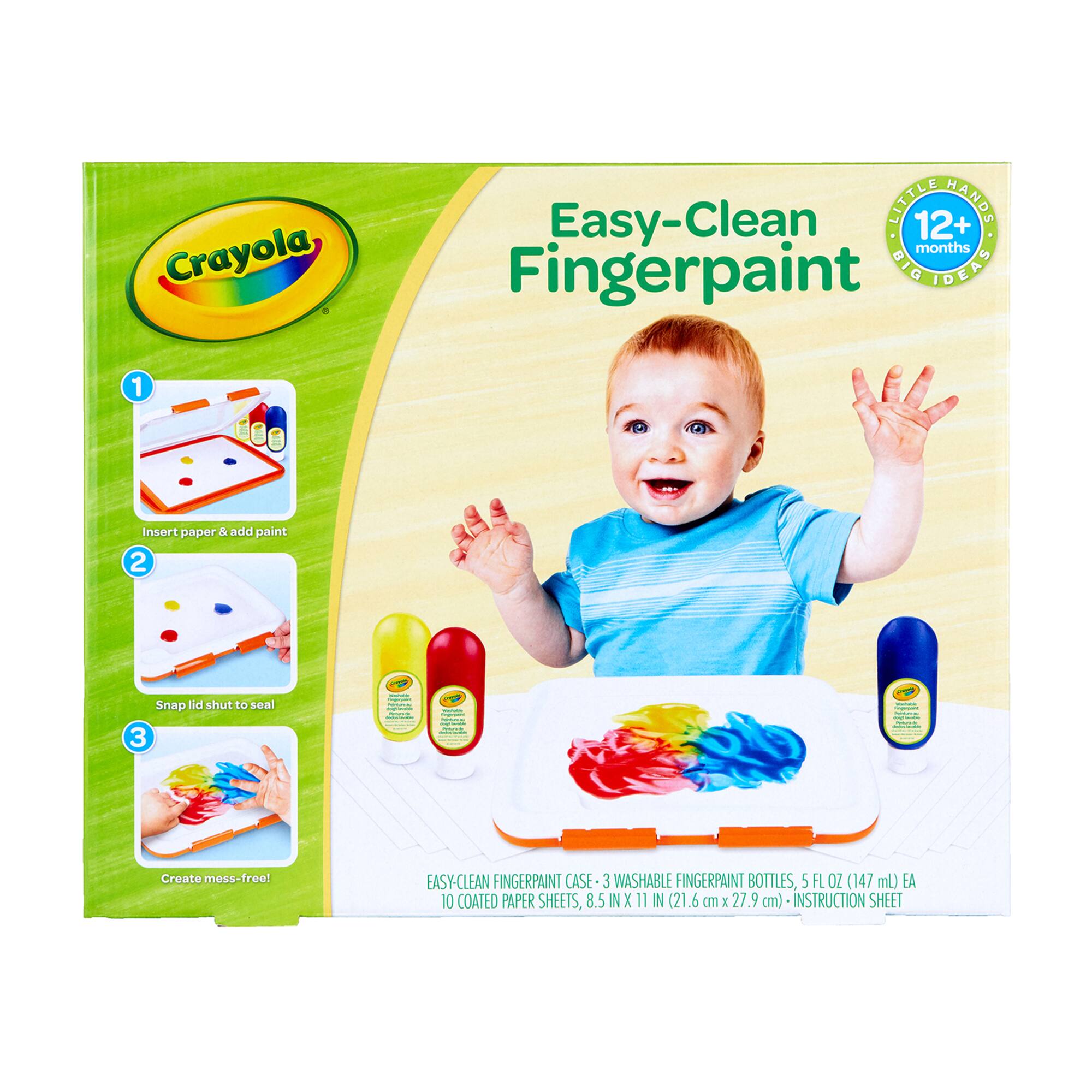 Crayola® Easy-Clean Fingerpaint